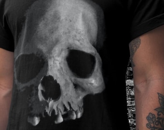 Big Skull Graphic T-Shirt, Memento Mori Art Clothing