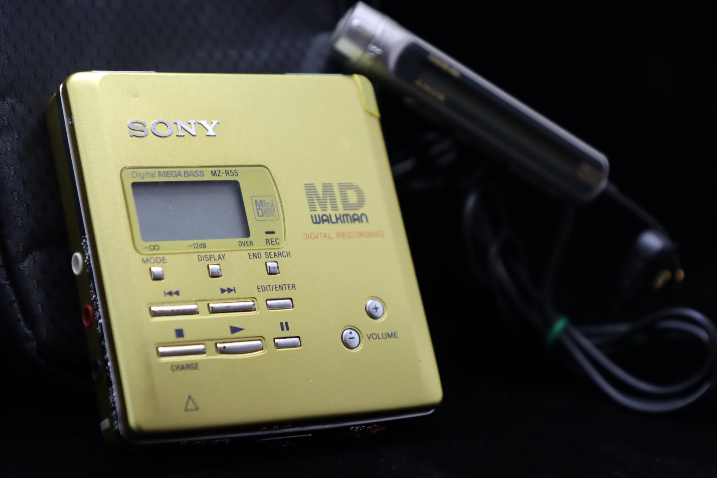 SONY MZ R55 MINIDISC Recorder With Microphone Etsy
