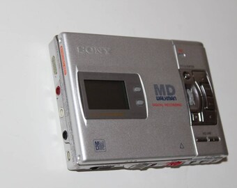 SONY MZ R50 MINIDISC player recorder with Sony microphone