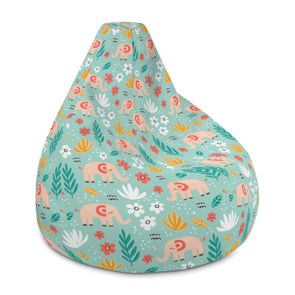 Housse de Pouf Xl avec Impression Animaux Mignons