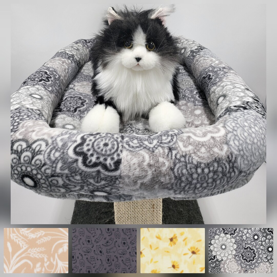 Replacement Cat Tree Tower Cover, Rectangle Cat Condo House Bed