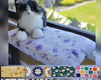 Rectangle Cat Window Perch Cover, Cat Window Hammock Mat, Replacement Padded Slipcover, Washable Shelf Bed, Cat Lover Gift Idea