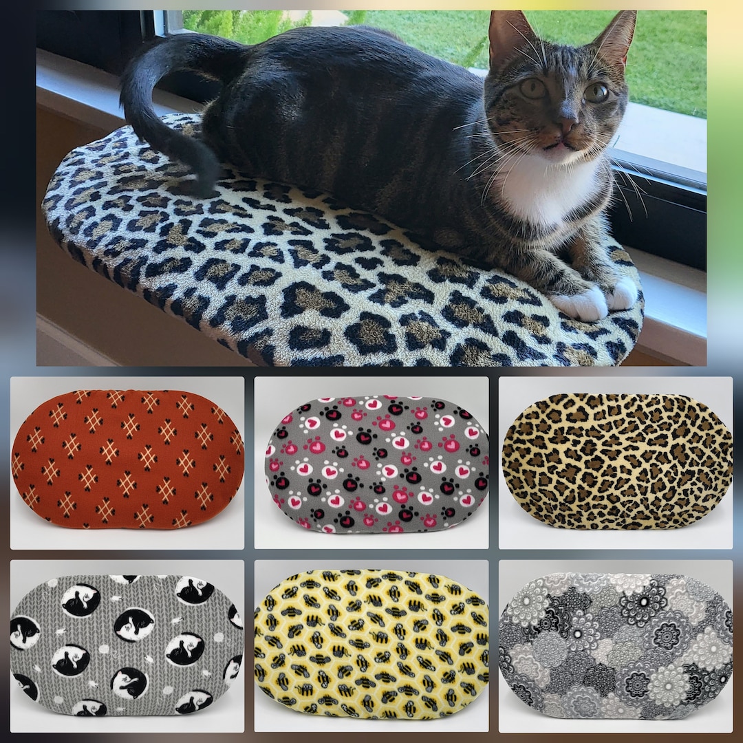Oval Cat Window Perch Cover, Cat Window Hammock Mat, Replacement Padded
