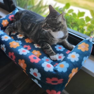 BOLSTER Rectangle Cat Window Perch Cover, Cat Window Hammock Mat, Replacement Padded Slipcover, Washable Shelf Bed, Cat Lover Gift Idea