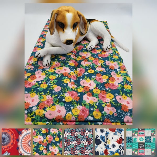 Dog Bed Pad Mat, Comfy Crate Carrier Liner,  Washable Sofa Cover, Pet Lover Gift Idea