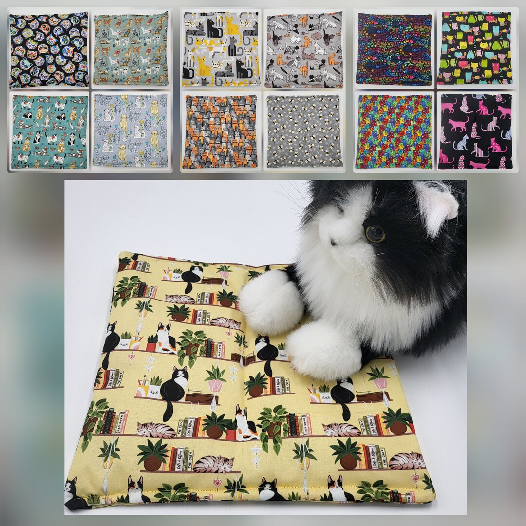 Cat Crinkle Toy, Small Noisy Plastic Crinkle Mat, Paper Sound Pad, Cat