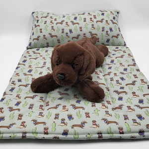 Dog Travel Mat, Puppy Pillow Bed, Settle Mat Blanket, Canine Training Pad, Dog Lover Gift Idea
