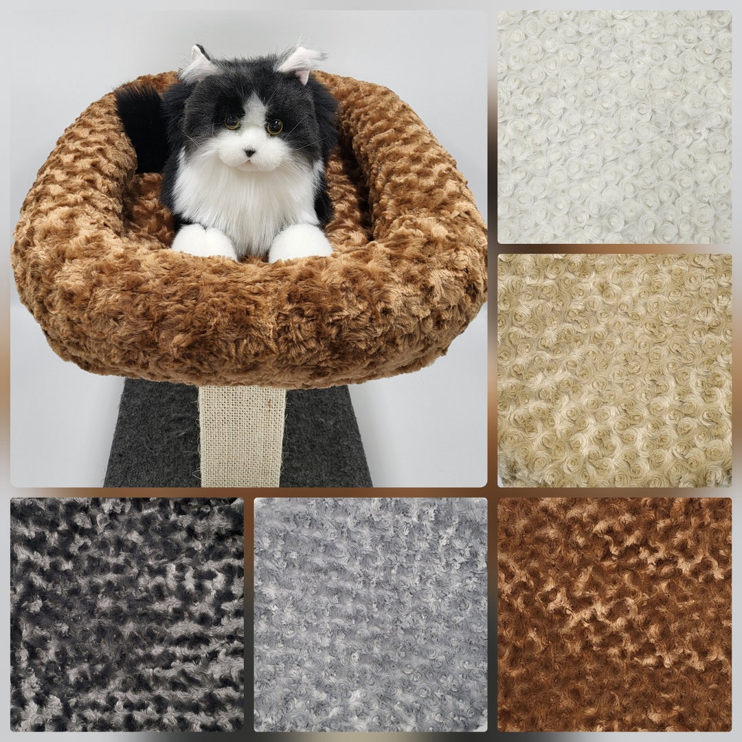 Replacement Cat Tree Tower Cover, Rectangle Cat Condo House Bed, Washable Perch Top Pad, Hammock