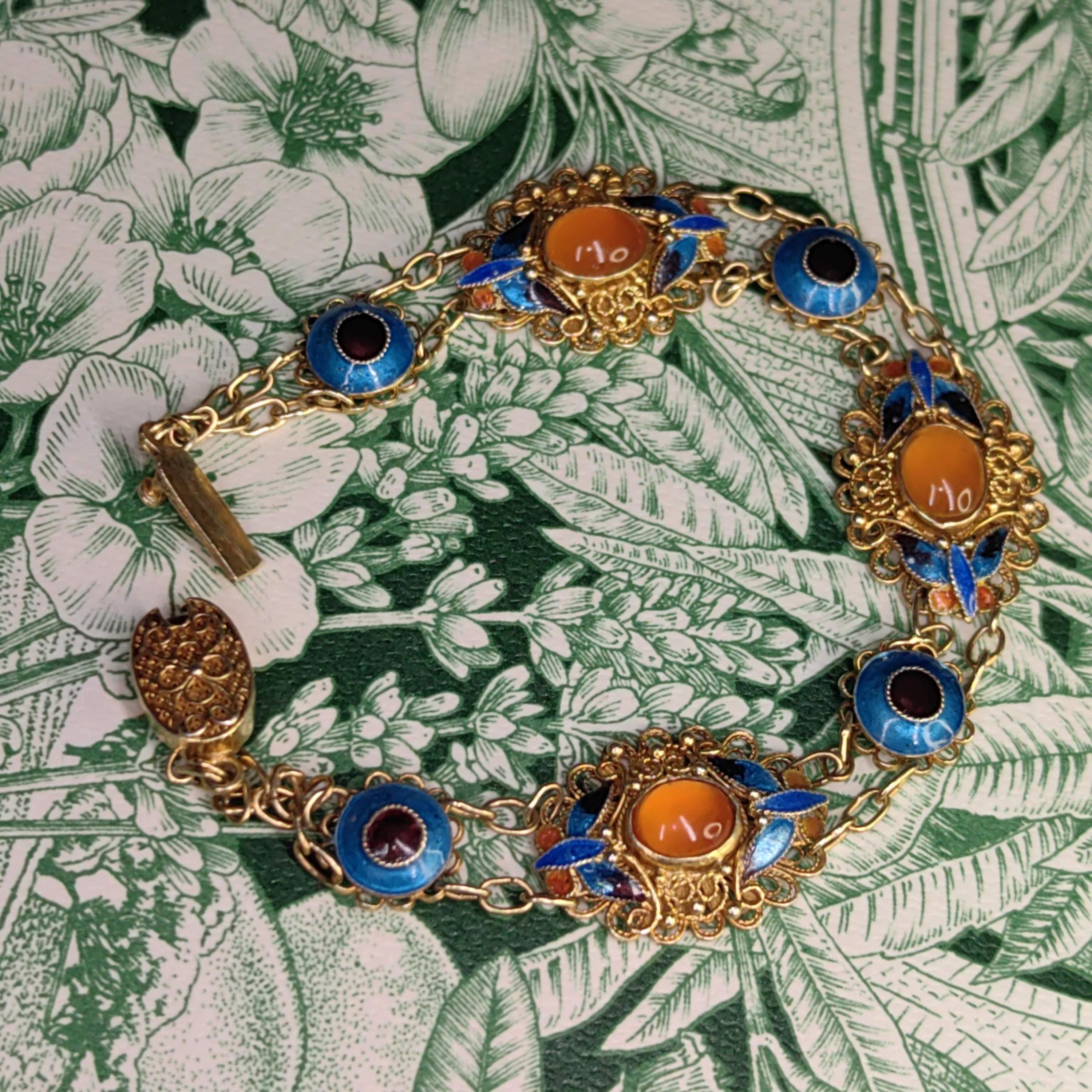 Vintage Bracelet - Tree of Life – Silk & Cotton