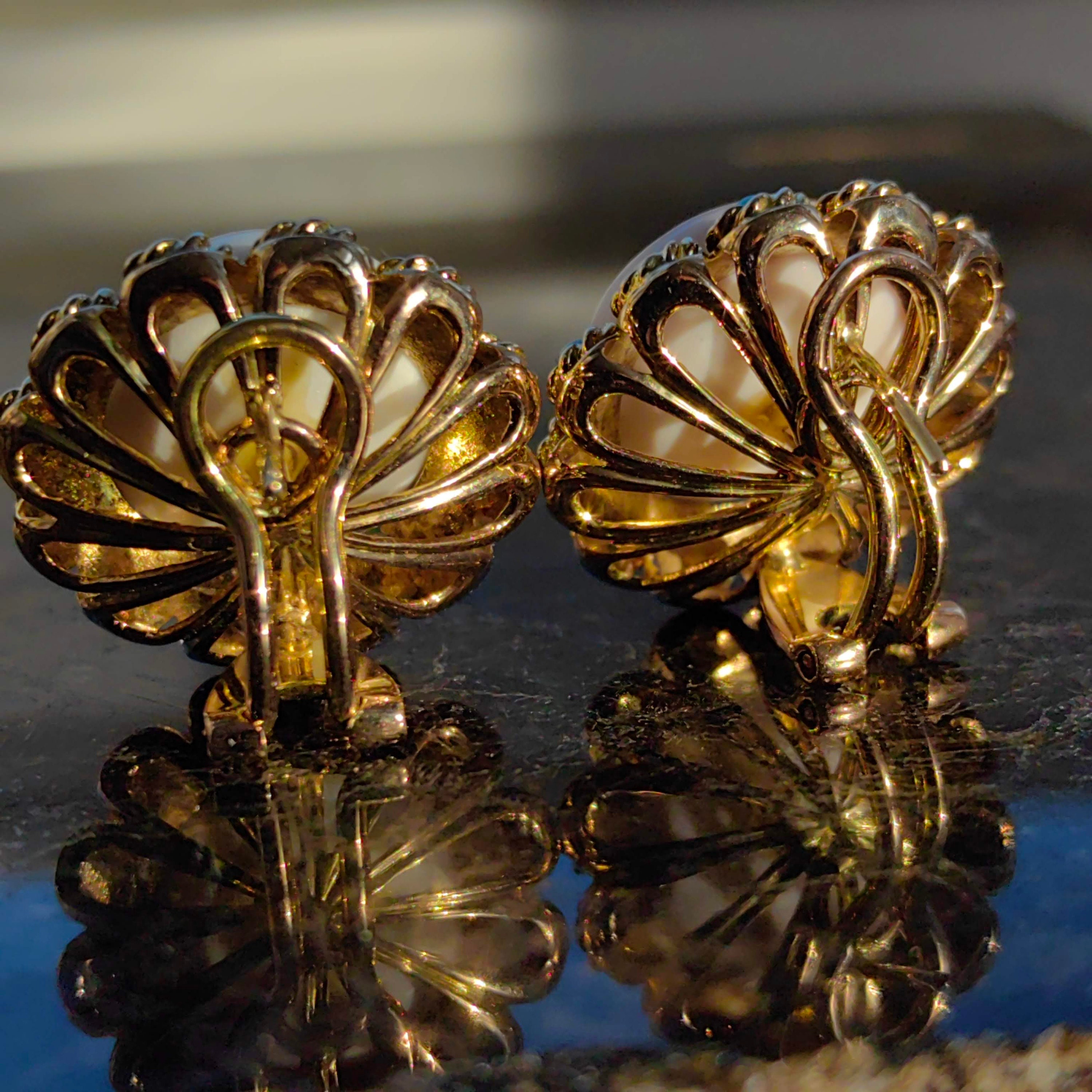 1900s Coral Edwardian Earrings – Roseark