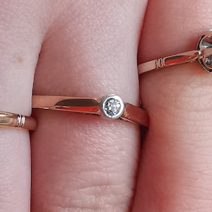 Antique Art Nouveau Diamond Gold Engagement Solitaire Ring