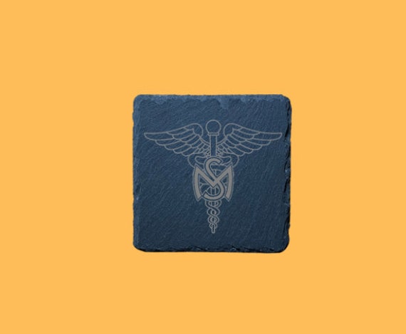 US Army Medical Services Corps Slate Coasters US Army - Etsy