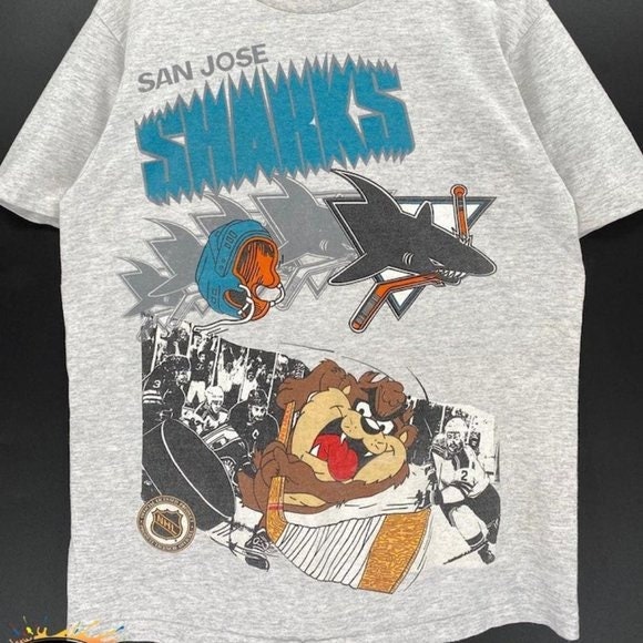 Vintage Nhl San Jose Sharks Looney Tunes Shirt - High-Quality