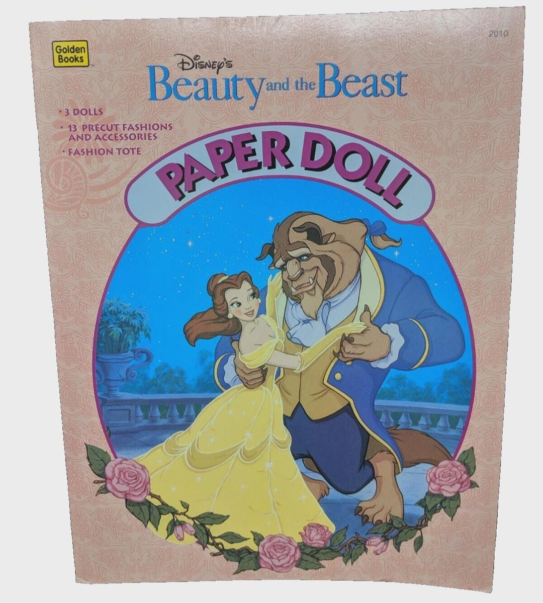 Vintage Disney Beauty and the Beast Paper Dolls Golden Book Uncut 1994 ...