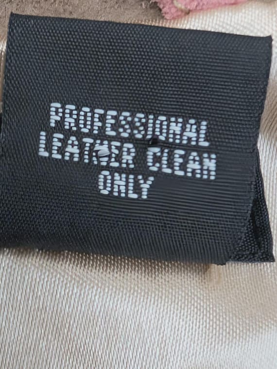 Vintage Multiples Patchwork Leather Jacket Pastel… - image 11