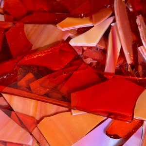 Orange PREMIUM Mix-Transparent Opaque Sunrise Opal Wispy
