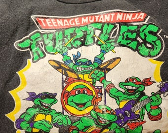 Vintage: 1990 Rare Teenage Mutant Ninja Turtles Sweatshirt Youth Medium