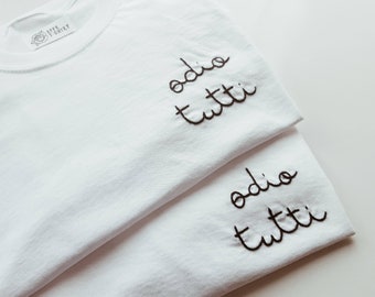 T-shirt "ODIO TUTTI"