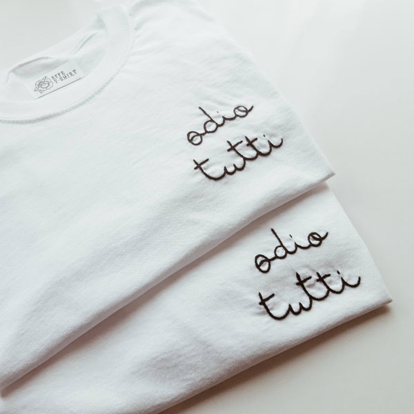 T-shirt "ODIO TUTTI"