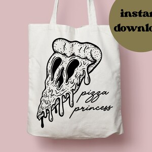 Pizza Princess SVG, pizza svg, pizza slice svg, pizza skull svg, sublimation designs downloads, pizza png, pizza slice png