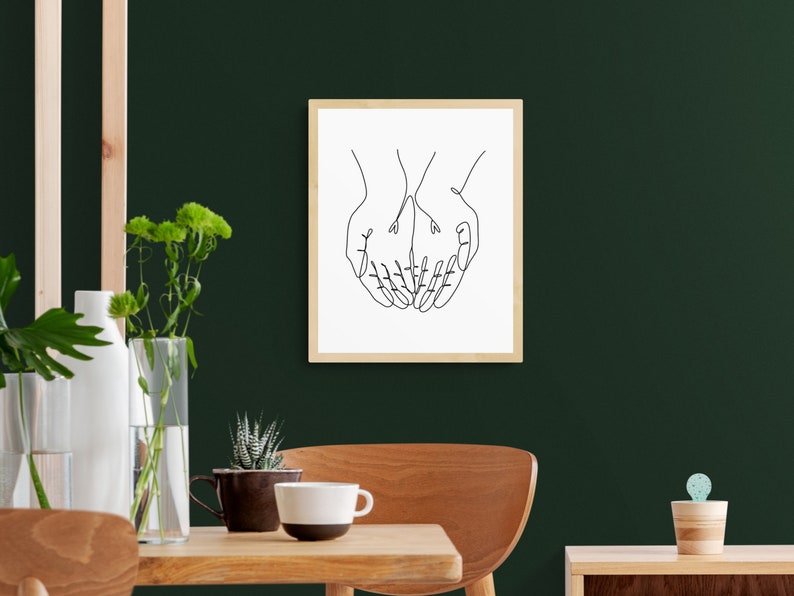 In His Hands Minimalist LDS Printable, Christ Wall Art, Neutral ...