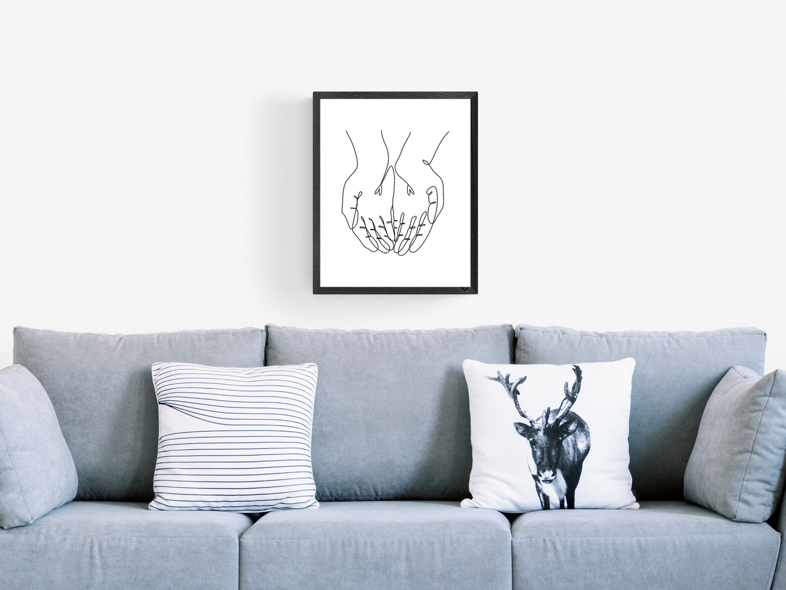 In His Hands Minimalist LDS Printable, Christ Wall Art, Neutral ...