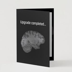 MRI Brain Graduation Card | Medical Grad Card | Unique Congratulations