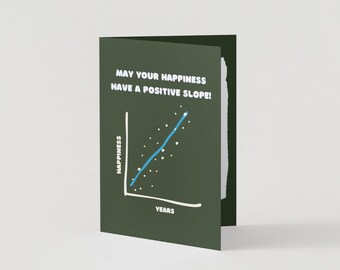 Math Equation Card | Nerdy Birthday Gift | Data Science Gift