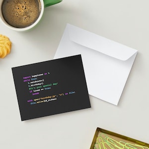 Unique Tech-Themed Birthday Cards for Coders and Geeks! image 7