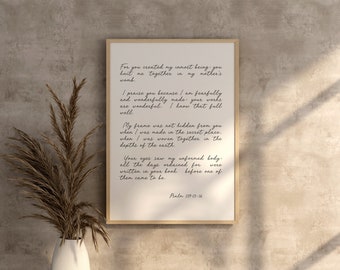 Nursery Wall Decor Bible Verse