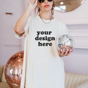Comfort Colors Ivory C1717 | Comfort Colors Ivory T-Shirt | Ivory T-Shirt Mockup | Trendy Mockup | Cute Mockup | Boho Mockup