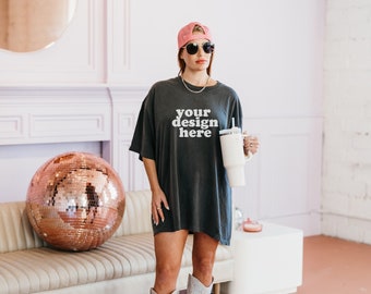 Comfort Colors Pepper C1717 / Comfort Colors Pepper T-Shirt / Pepper T-Shirt Mockup / Trendy Mockup / Cute Mockup / Starbucks Mockup