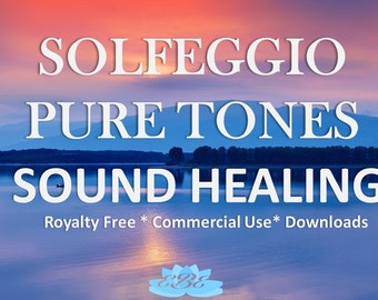 Solfeggio Tones Pure Frequencies Sound Healing Downloads Commercial Use Royalty Free