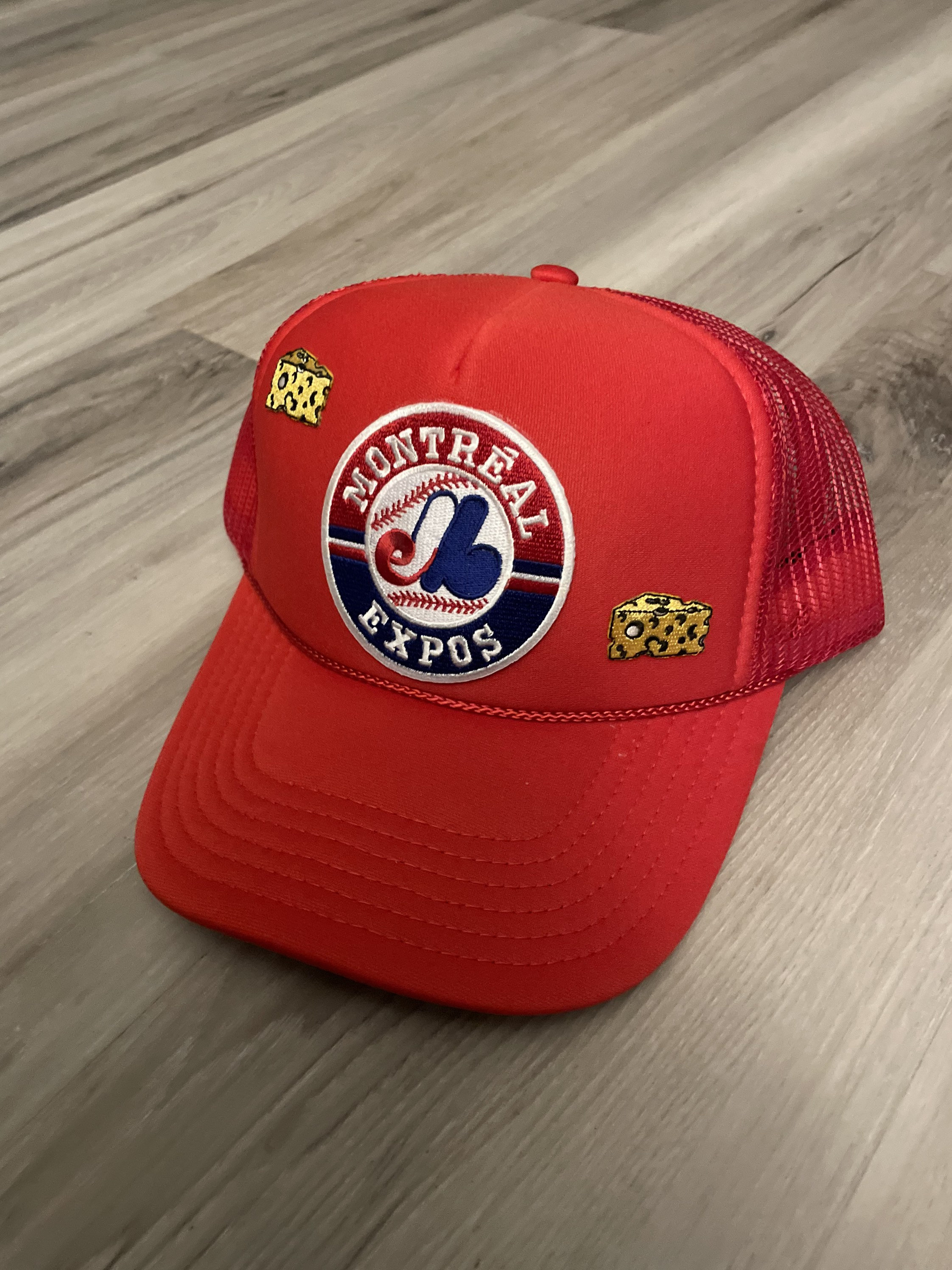 Custom Montreal Expos Trucker Hat 