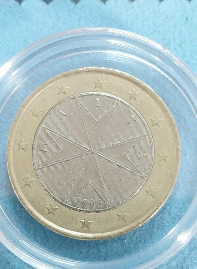 1 Euro Coin Malta 2008 F Etsy