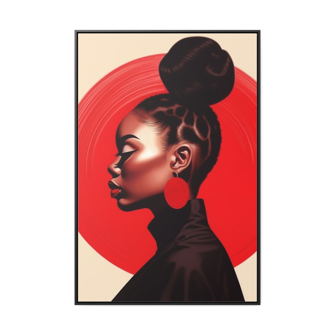 Red Abstract Black Art Hair Salon Art Black Hair Art Natural Etsy red-abstract-black-art-hair-salon-art-black-hair-art-natural-etsy