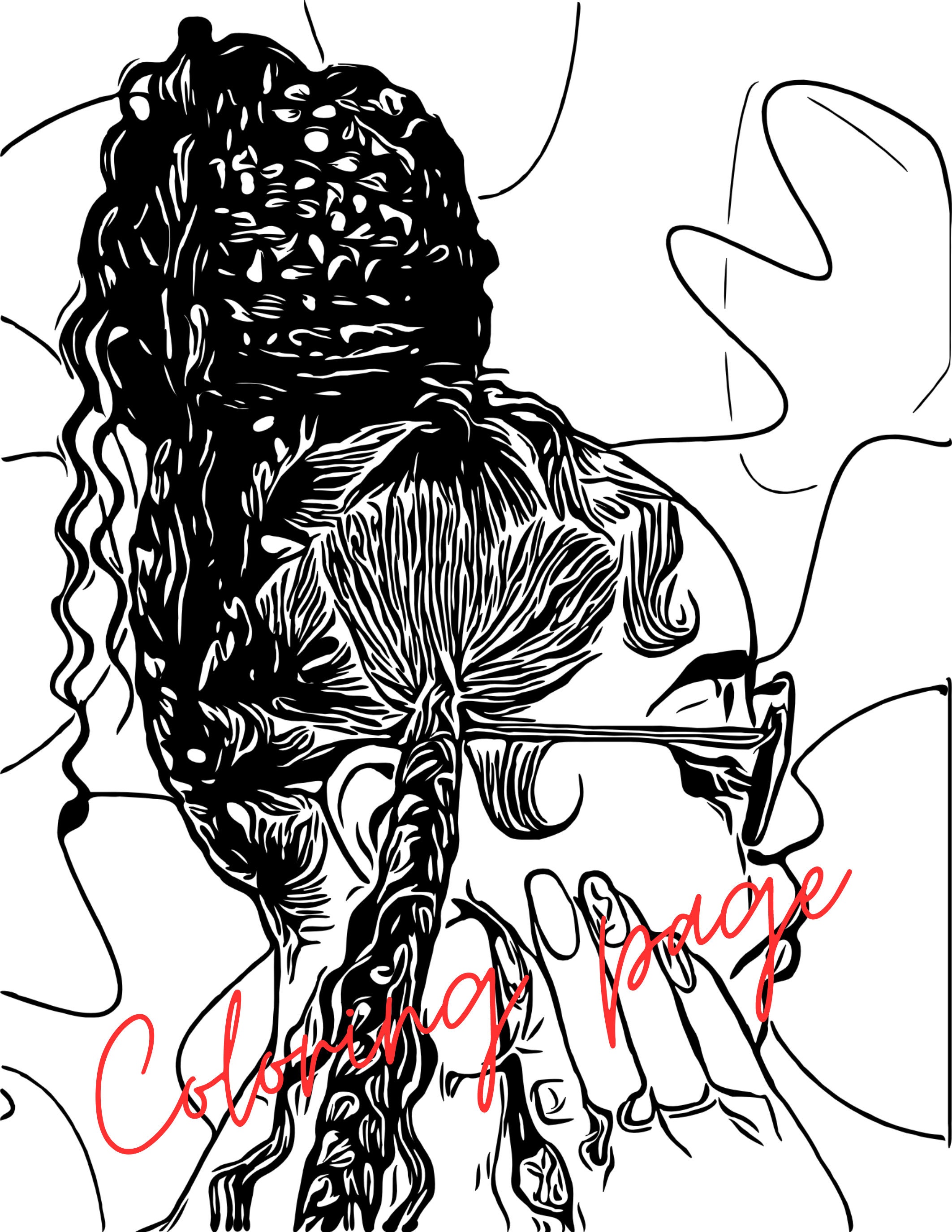 Adult Coloring Page Funny Coloring Page Digital - Etsy Australia