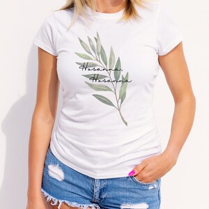 Hosanna, Hosanna Plam Blatt Christ Frauen Baggy T-Shirt