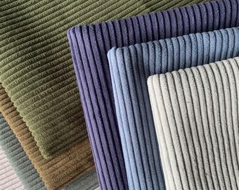 4.5 Wale 100% Polyester Corduroy Fabric: Sewing & Craft Material, DIY Sofa Chair Upholstery Fabric