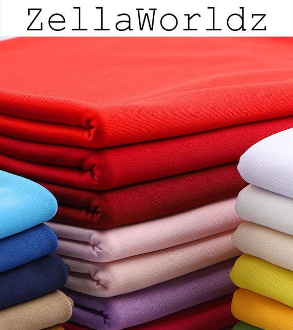 Multicolor Polyester Knit Fabric: Soft T-Shirt Dress Sewing Material
