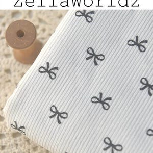 Floral Corduroy Fabric, Bowknot Printed Polyester Corduroy Fabric, DIY Dresses Clothes Sewing Craft Material, Sofa Chair Decor Fabric