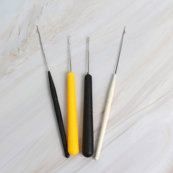 4pcs Crochet Hook Needle, Latch Hook Crochet Needle, Weaving Hair