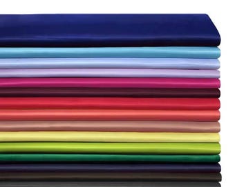 Polyester Taffeta Lining Fabric: 59" Wide, Lightweight Sewing Material