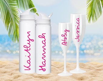 Island Inspired Vinyl Decal | Custom Islander Name Sticker | Laptop Phone Case, Water Bottle, Hot New Bombshell Bachlorette, Summer Party