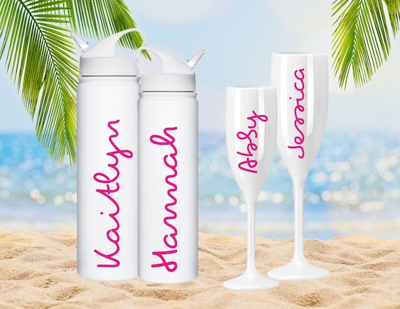 Island Inspired Vinyl Decal | Custom Islander Name Sticker | Laptop Phone Case, Water Bottle, Hot New Bombshell Bachlorette, Summer Party