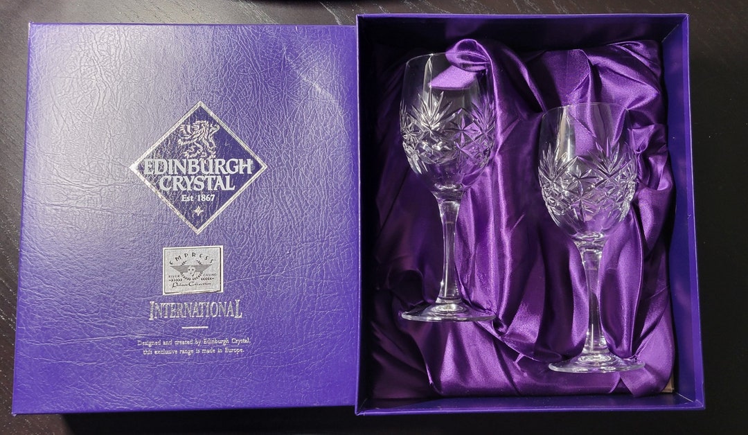 Edinburgh Crystal Stem Glasses 7 Tall 2 1/4 Etsy