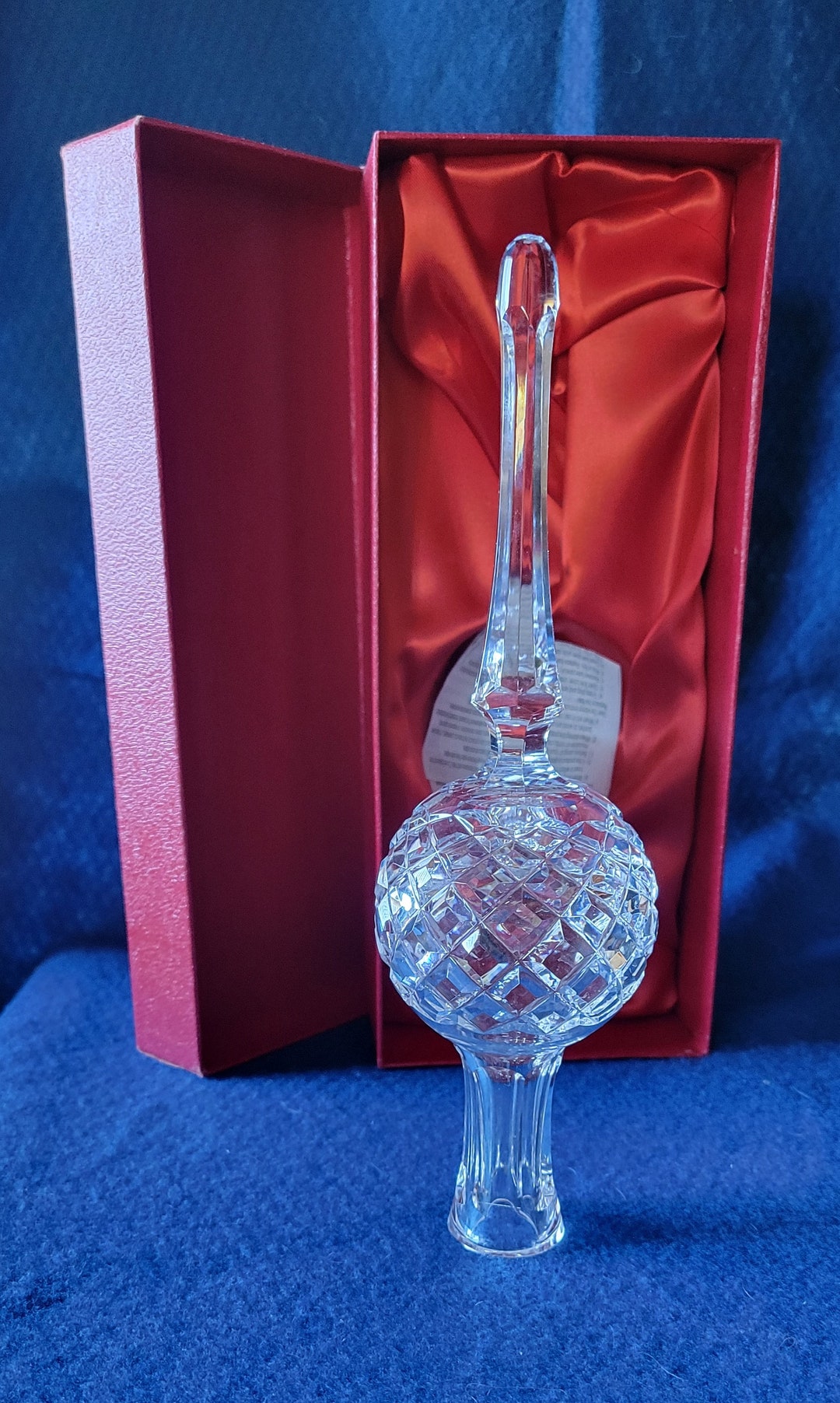 Waterford Crystal Tree Topper Etsy