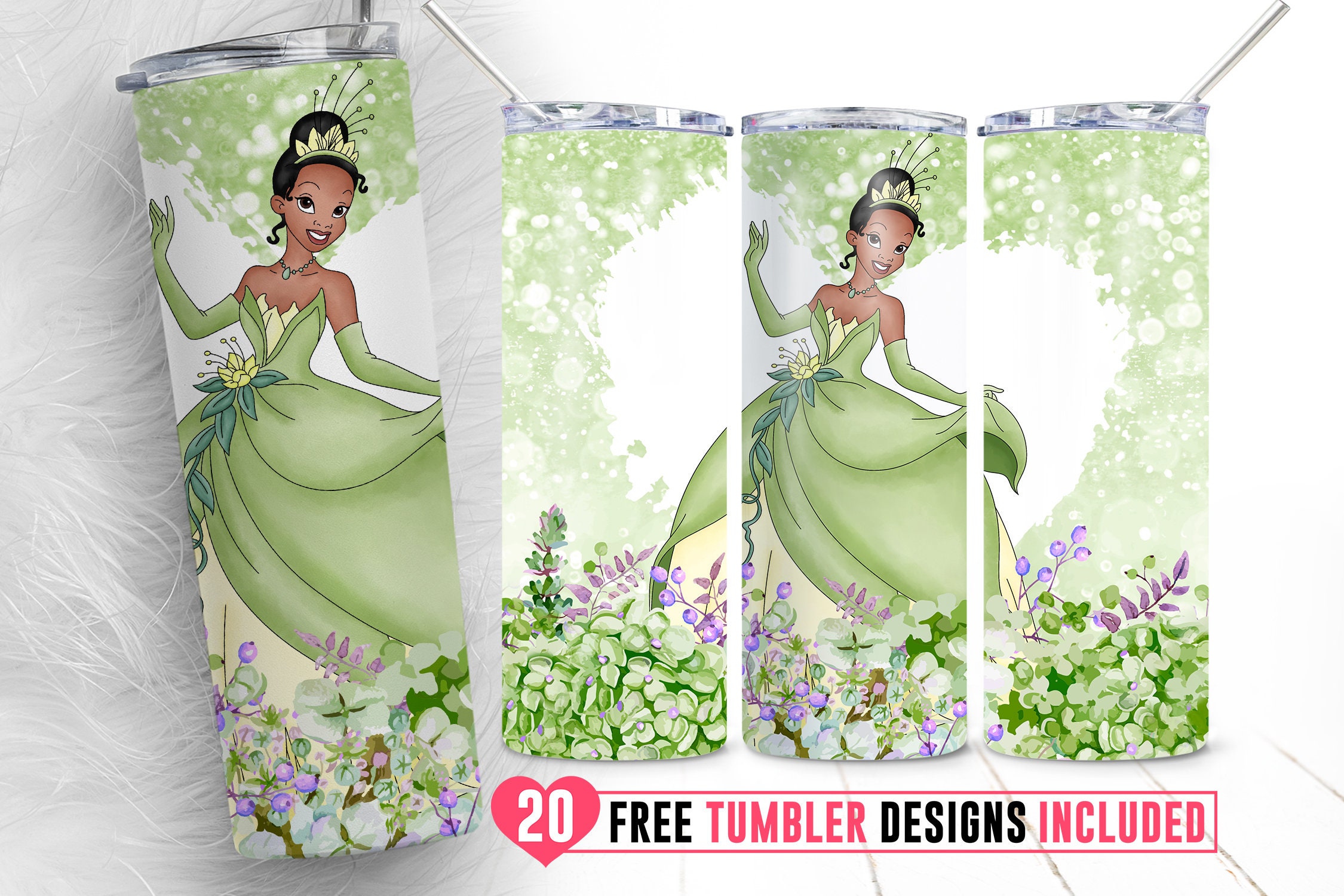 Tiana Princess And Frog Funny Cute Disney Graphic Cartoon Water Tracker  Bottle - Jolly Family Gifts