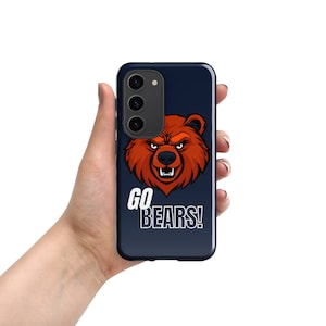 Staley Da Bear Samsung Phone Case for Football Fans, Bears- Dual-Layer Protection