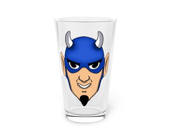 Blue Devils Pint Glass for College Sports Fans, Duke Pride Pint, 16 ounces by Multi Mugs
